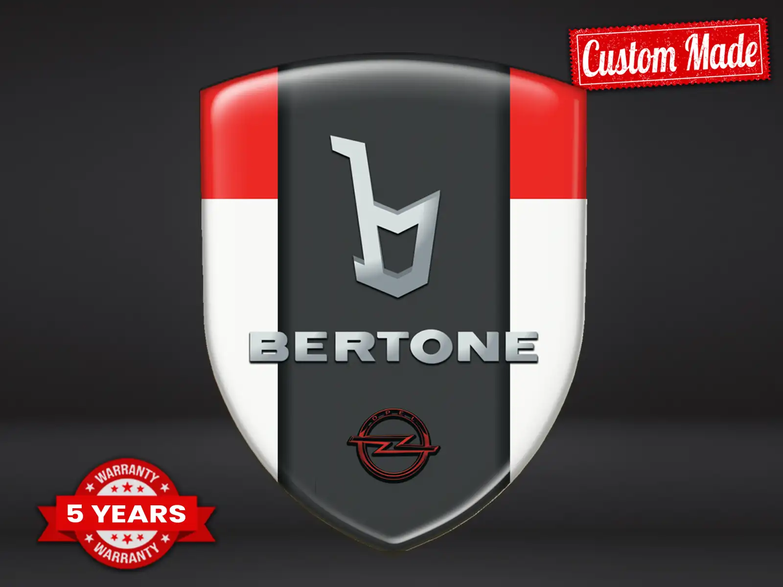 Bertone Heckscheibensticker Edition Stilvoll Modern